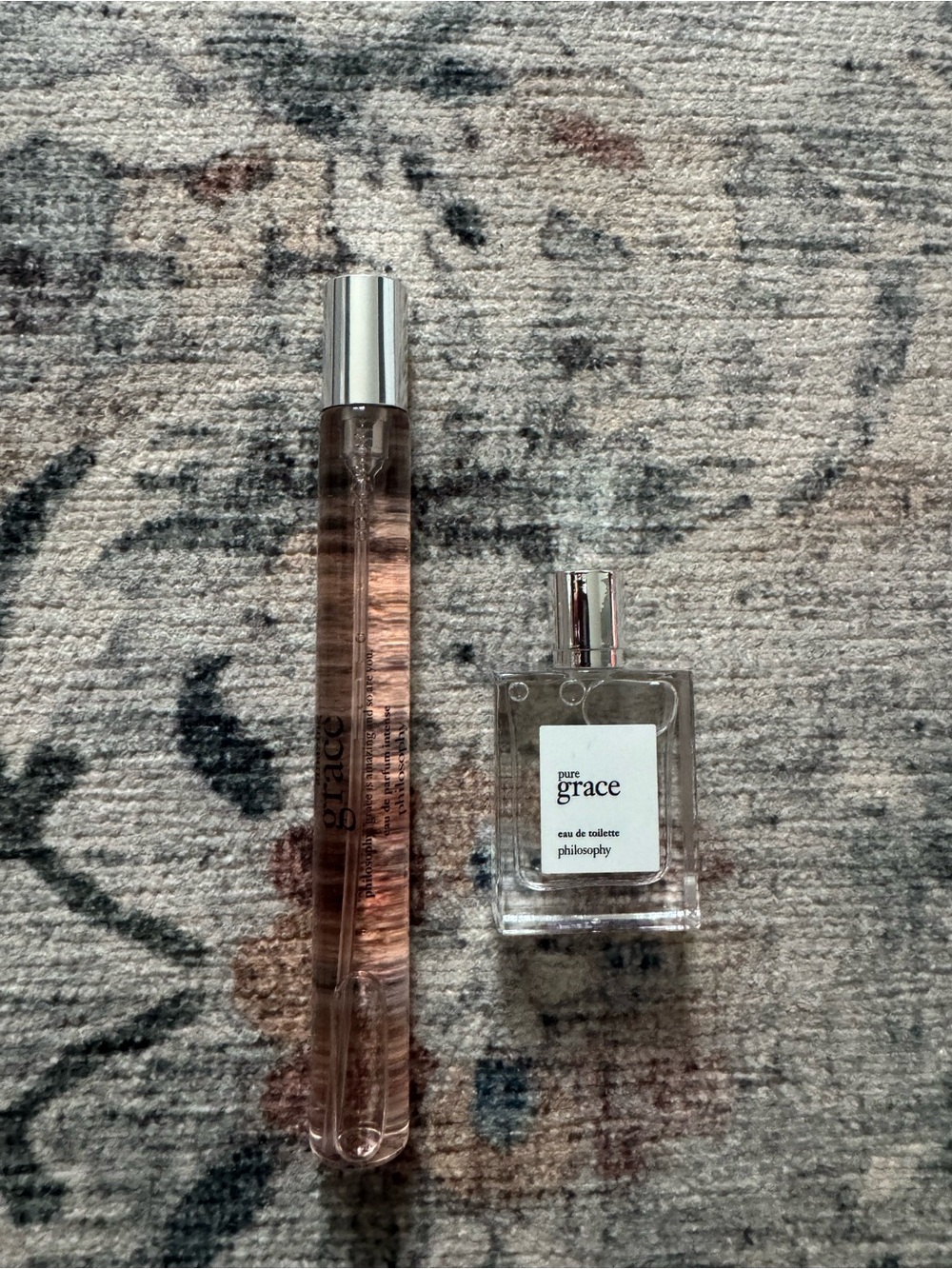 Philosophy Pure Grace Travel Roller and Spray Set Perfume